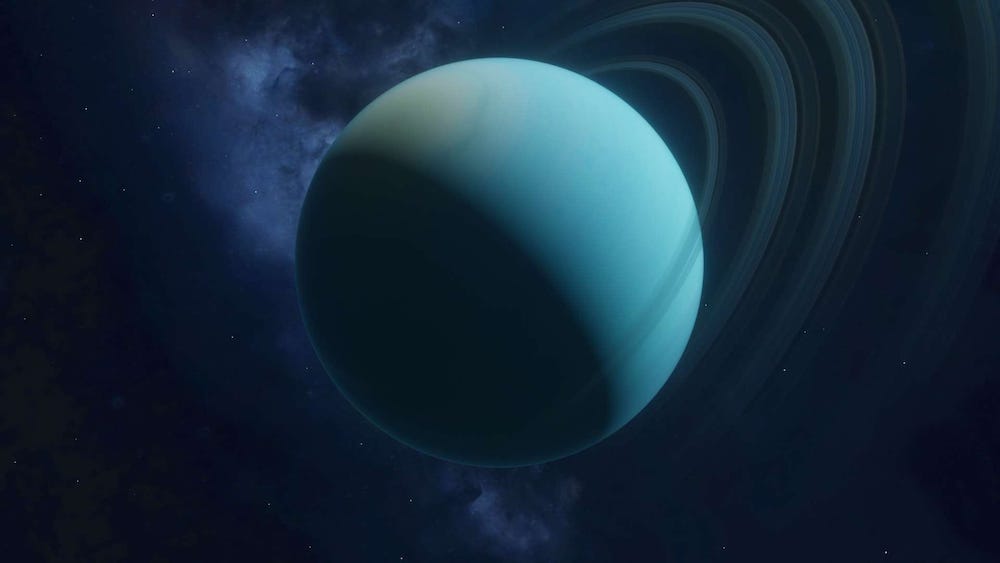 Uranus als Herrscher von Wassermann